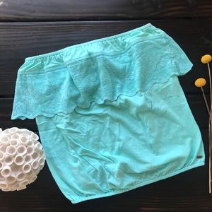 NWT O’Neill Strapless Knit Top Size M